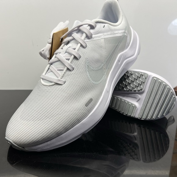 Nike Shoes - Womens 8.5 - Nike Downshifter 12 Low-Top Trainer Running Shoes White